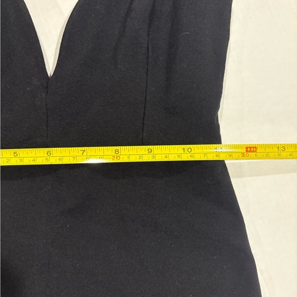 Lulus Deep V-Neck Elegant Black Mini Dress Women’s Size Small - Picture 6 of 8